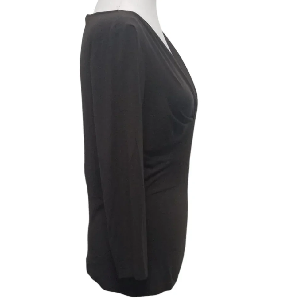 Ann Taylor LOFT Dark Brown Top - Picture 4 of 16